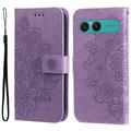 Étui Portefeuille Sony Xperia 10 VII Mandala Série - Violet