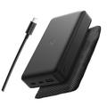 Spigen EA3020 Banque d'alimentation 20000mAh avec 2 ports USB-C et USB-A - Noir