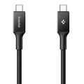 Câble USB-C Spigen EB10015CC Essential - 100W, 1.5m - Noir