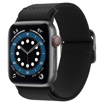 Bracelet Apple Watch Series Ultra 2/Ultra/9/8/SE (2022)/7/SE/6/5/4/3 Spigen Fit Lite - 49mm/45mm/44mm/42mm - Noir