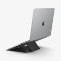 Support d'ordinateur portable Spigen LD201-S9 Slim Fold sans adhésif - Noir