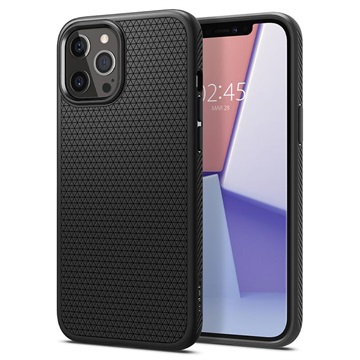 Coque iPhone 12/12 Pro TPU Spigen Liquid Air - Noire