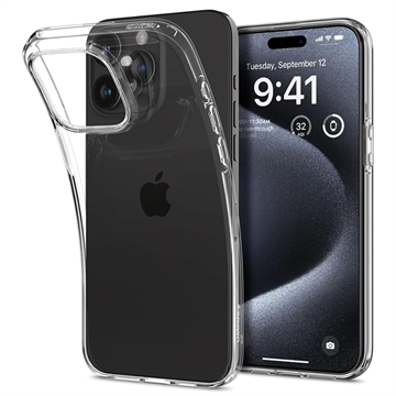 Coque iPhone 15 Pro en TPU Spigen Liquid Crystal - Claire