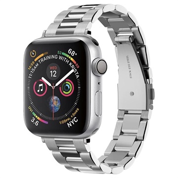 Bracelet Apple Watch Series 10/9/8/7/6/SE Spigen Modern Fit - 40mm/41mm/42mm - Argenté