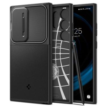 Coque Samsung Galaxy S24 Ultra Spigen Optik Armor - Noire