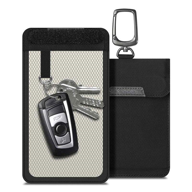 Pochette pour clés de voiture, pochette de blocage de signal de clé de  voiture pour clé de voiture bloquant le signal RFID protecteur de  porte-clés
