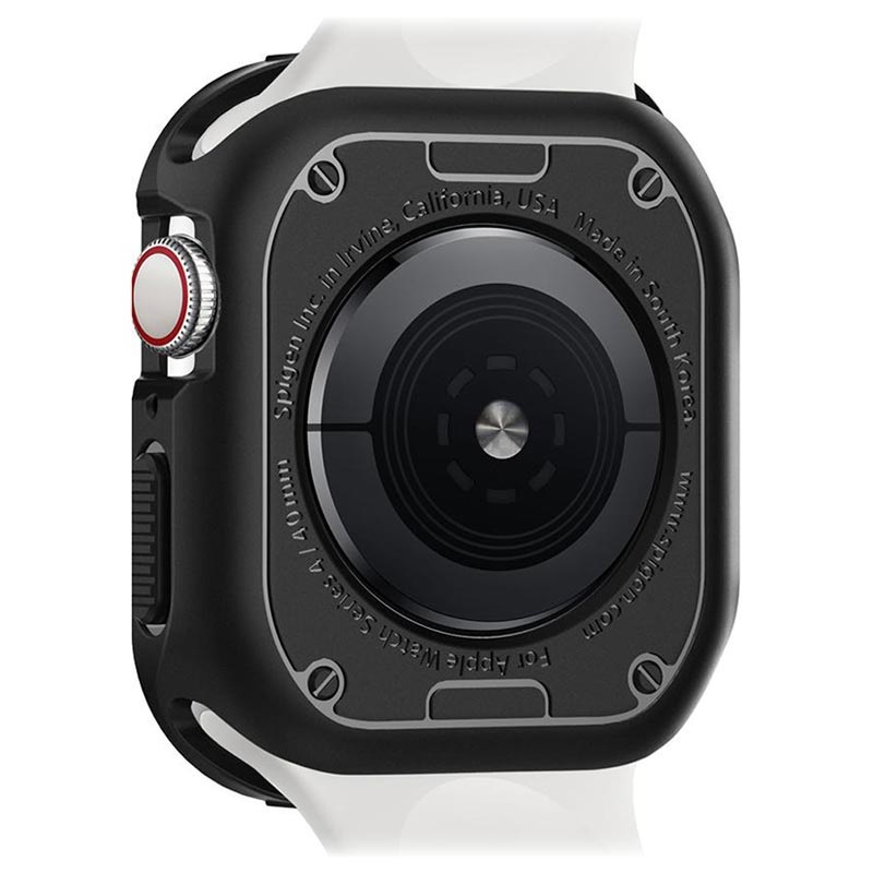 Coque Apple Watch Series 7/SE/6/5/4 en TPU Spigen Rugged Armor 40mm/41mm