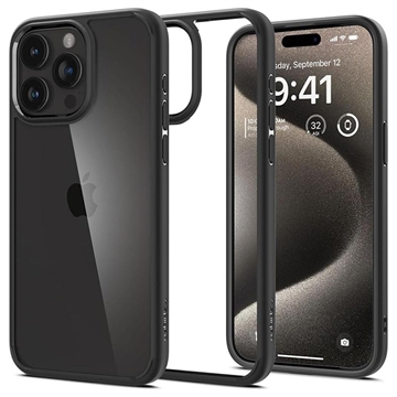 Coque iPhone 15 Pro Spigen Ultra Hybrid - Noire