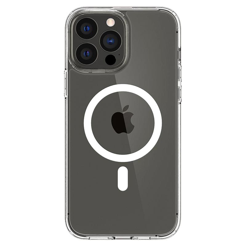 Coque iPhone 13 Spigen Ultra Hybrid Mag MagSafe Blanc Case + Verre
