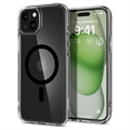 Coque iPhone 15 Spigen Ultra Hybrid Mag - Noire / Transparente