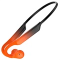 Casque Bluetooth 5.0 à Conduction Aérienne Sport K9 - Orange / Noir