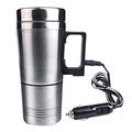 Tasse-bouilloire électrique en acier inoxydable pour voiture - 400ml - 12V