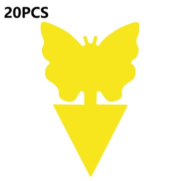 Attrape-insectes collant / Papier à mouches - Piège adhésif pour l\'intérieur et l\'extérieur - 20 Pcs. - Papillon