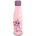 Stitch Bouteille d'eau en acier inoxydable / Bouteille thermique - 500ml - Rose / Violet