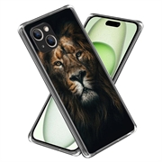 Coque iPhone 15 en TPU Stylish Ultra Fin - Lion