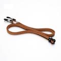 Cordon pour lunettes en daim - 70cm - Marron