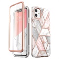 Coque Hybride iPhone 11 Supcase Cosmo - Marbre Rose