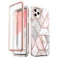 Coque Hybride iPhone 11 Pro Supcase Cosmo - Marbre Rose
