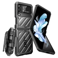 Supcase Unicorn Beetle Pro Samsung Galaxy Z Flip4 Hybrid Hülle - Schwarz