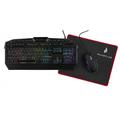 SureFire Kingpin Gaming Combo 48825-482 - Clavier, souris, tapis de souris - German Layout