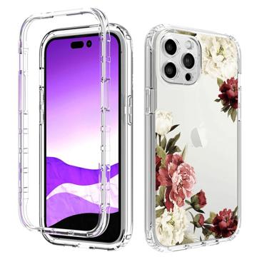 Coque Hybride iPhone 14 Pro Série Sweet Armor (Emballage ouvert - Excellent) - Pivoine