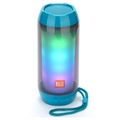 Haut-parleur Bluetooth Portable T&G TG643 avec Lumière LED - Azur Clair