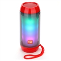 Haut-parleur Bluetooth Portable T&G TG643 avec Lumière LED - Rouge