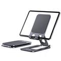 Support pliable en aluminium pour téléphone/tablette T2 Max - Gris