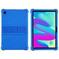 Étui TCL Tab 10L/10 HD 4G en silicone avec béquille - Bleu