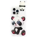 Coque iPhone 14 Pro en TPU 3D Figure Série - Panda Adorable