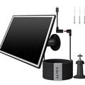 TY-106 Panneau solaire 6W pour caméras de sécurité et sonnettes - Noir