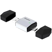 Adaptateur sans fil 2-en-1 TYS-4262AC pour CarPlay et Android Auto - USB-A/USB-C - Argent