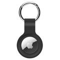 Étui Apple AirTag en Silicone avec Porte-clés Tactical Beam - Noir