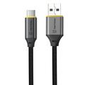 Câble USB-A / USB-C Tactical Fast Rope Aramid 2.0 - 100W - 0.3m