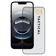 Protecteur d'écran iPhone 13/13 Pro/14/16e/17e Tactical Glass Shield Privacy Stealth 5D - 9H - Bord noir
