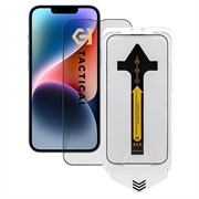 Protecteur d'écran iPhone 13/13 Pro/14/16e/17e Tactical Impact Barrier for Rookies - Bordure noire