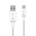 Câble USB-A / USB-C Tactical Stitch Thread - 2m, 15W - Blanc