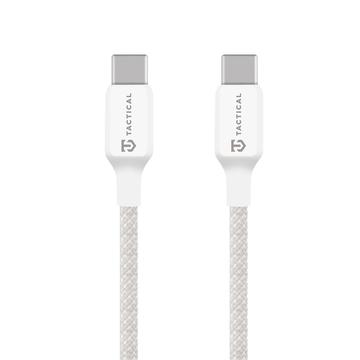 Câble USB-C Tactical Stitch Thread - 0.3m, 60W - Blanc