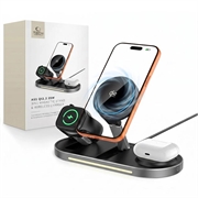 Chargeur MagSafe 3-en-1 Tech-Protect A51 ArcticBoost avec refroidissement actif - 25W Qi 2.2