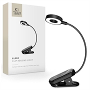 Lampe de lecture à pince Tech-Protect LL100 - Noir