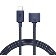 Câble Tech-Protect MMC01 Ultraboost USB-C vers MagSafe 3, 140W - 2m - Bleu nuit