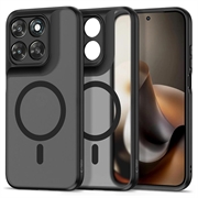 Coque Motorola Moto G77/G67 Tech-Protect Magmat - Compatible MagSafe - Noir Mat