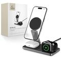 Tech-Protect QI15W-A47 Chargeur sans fil MagSafe 3-en-1 pliable - Noir