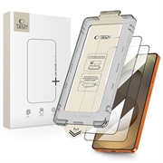 Protecteur d'écran Samsung Galaxy S26 Ultra Tech-Protect Quick Set+ 2-Pack - Bord noir