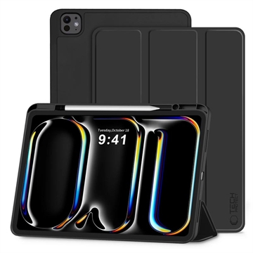 Étui folio à trois volets iPad Pro 11 2024/2025 Tech-Protect SmartCase Pen - Noir