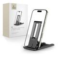Tech-Protect Z5 Support pliable en aluminium pour smartphones, tablettes et lecteurs électroniques - 4" - 8.3" - Noir