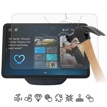 Protecteur d\'écran Amazon Echo Show 11 (2025) en verre trempé - 9H - Case Friendly - Transparente
