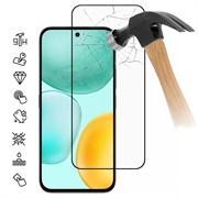 Protecteur d'écran Honor X6c en verre trempé Couverture complète - 9H - Bord noir