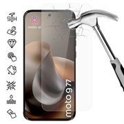 Protecteur d'écran Motorola Moto G77 en verre trempé - 9H - Case Friendly - Transparente