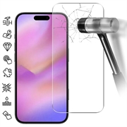 Protecteur d'écran iPhone 17 Pro Max en verre trempé - 9H - Case Friendly - Transparente